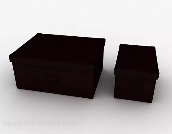 Gift Box With Bow Tie 3d model