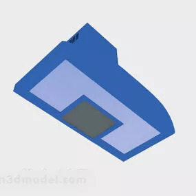 Lowpoly Range Hood Design 3d model