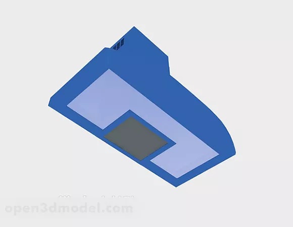 Lowpoly Range Hood Design 3d model Lowpoly Range Hood Design 3d model