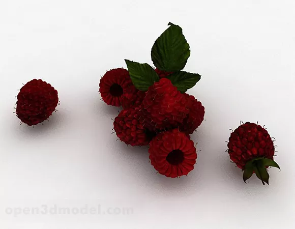 Single Peach Fruit 3d model