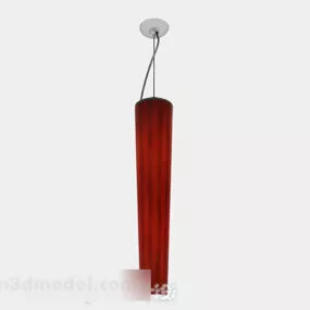 Red Chandelier Tub Shape 3d model