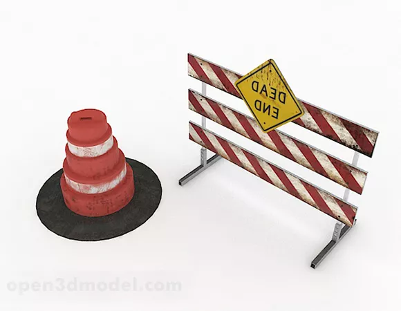 Traffic Sign 3d model