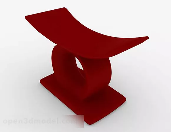 Red Modern Furnishings 3d model Red Modern Furnishings 3d model