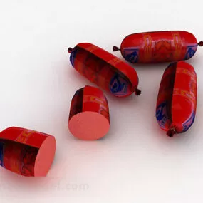 Ham Sausage Food 3d model