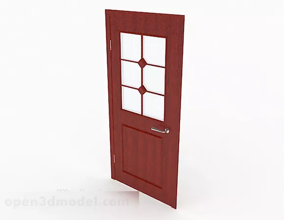 Red Room Door 3d model Red Room Door 3d model