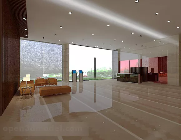 Rest Area Interior 3d model Rest Area Interior 3d model