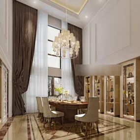 Restaurant Interior Interior 3d model