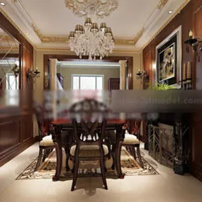 Restaurant Design Interior 3d model