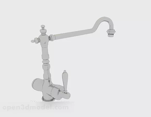 Retro Faucet 3d model Retro Faucet 3d model