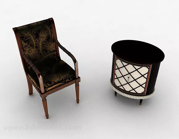 Retro Home Chair Design 3d model Retro Home Chair Design 3d model