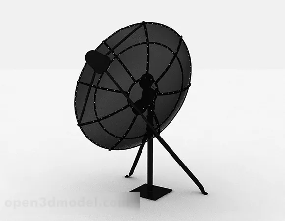Rooftop Satellite Receiver Design 3d model Rooftop Satellite Receiver Design 3d model