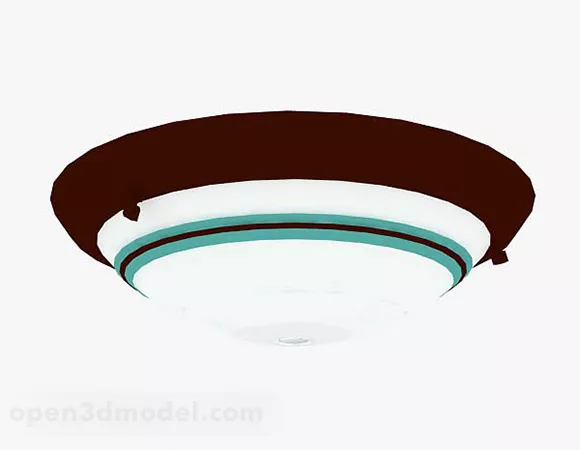 Round Ceiling Lamp Furniture 3d model Round Ceiling Lamp Furniture 3d model