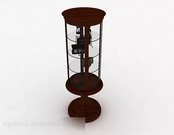 Round Display Cabinet 3d model Round Display Cabinet 3d model