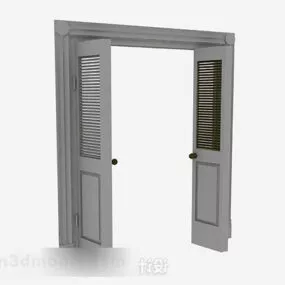 Rural Wooden Door 3d model