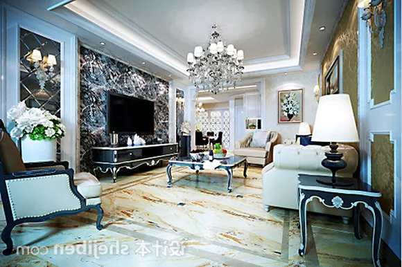 Rustic Living Room Interior 3d model Rustic Living Room Interior 3d model