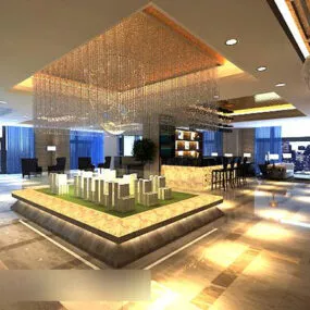 Sales Department Sand Table Interior 3d model