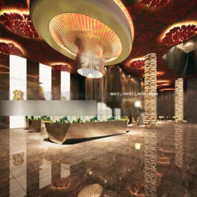 Sales Office Design Interior 3d model