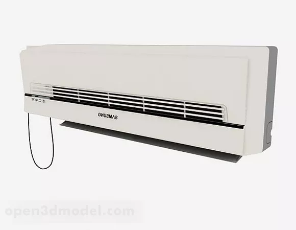 Wall Unit Air Conditioner 3d model