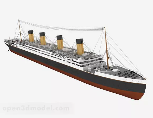 Chinese Sailor Ship 3d model