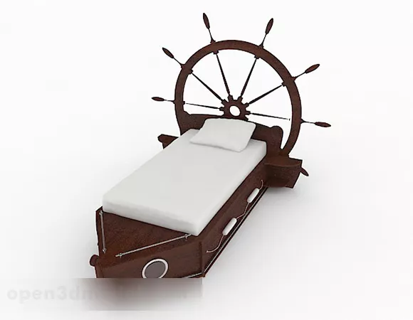 Classic Sailing Ship 3d model
