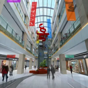 Shopping Mall Interior 3d model