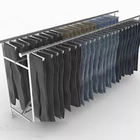 Shopping Mall Clothes Display 3d model