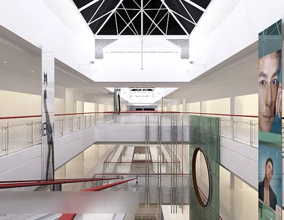 Shopping Mall Space Interior 3d model Shopping Mall Space Interior 3d model