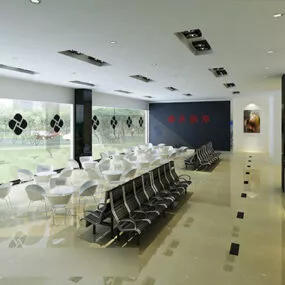 Shopping Mall Large Exhibition Hall Interior 3d model