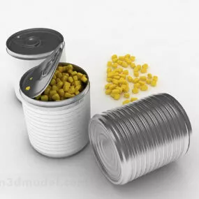 Metal Food Can Container 3d model
