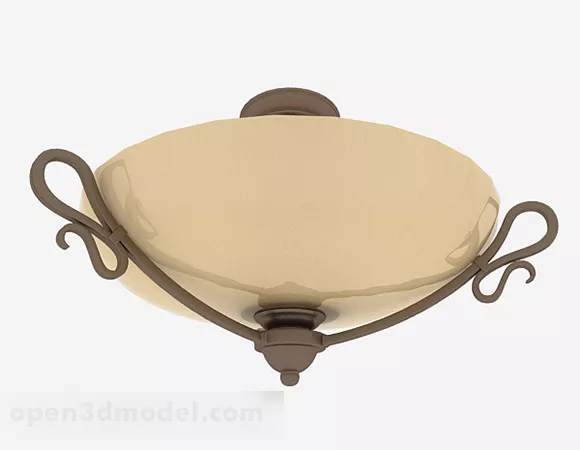 European Style Conical Chandelier 3d model European Style Conical Chandelier 3d model