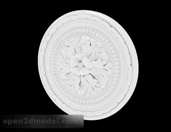 Simple And Delicate Stone Decoration 3d model Simple And Delicate Stone Decoration 3d model