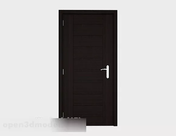 Simple And Generous Solid Wood Door 3d model Simple And Generous Solid Wood Door 3d model