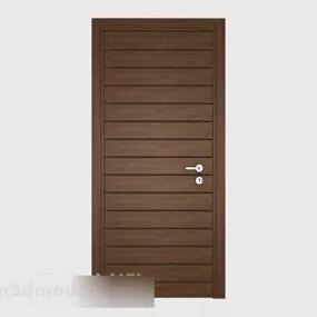 Simple And Generous Wooden Door 3d model