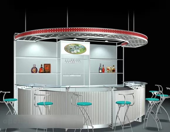 Simple Bar Interior 3d model Simple Bar Interior 3d model