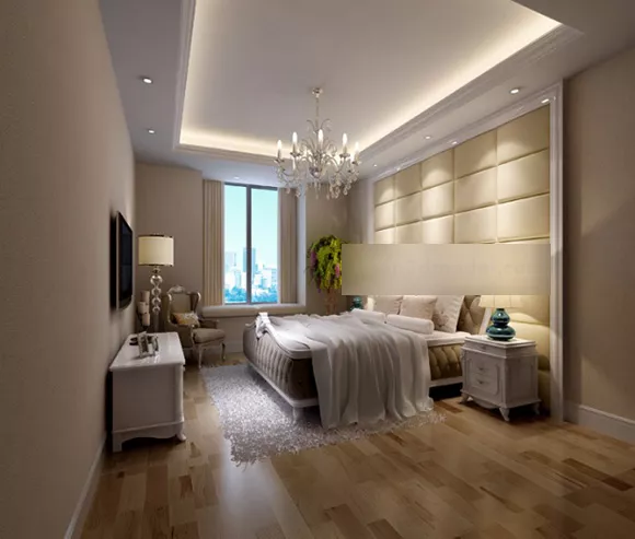 Simple Bedroom Lighting Interior 3d model Simple Bedroom Lighting Interior 3d model