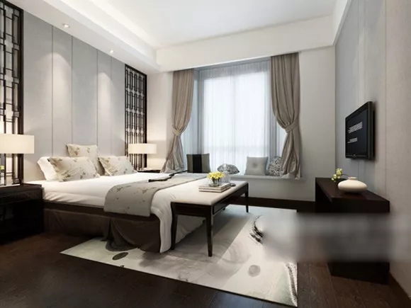 Simple Home Master Bedroom Interior 3d model Simple Home Master Bedroom Interior 3d model