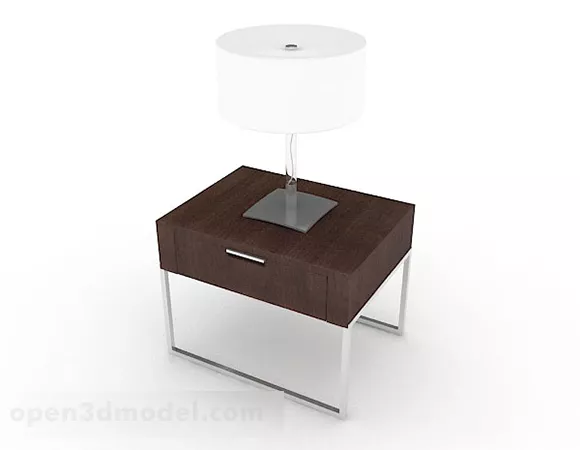 Simple Bedside Table 3d model Simple Bedside Table 3d model