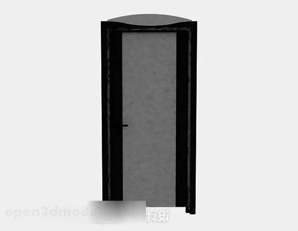 Simple Black Gray Door 3d model Simple Black Gray Door 3d model