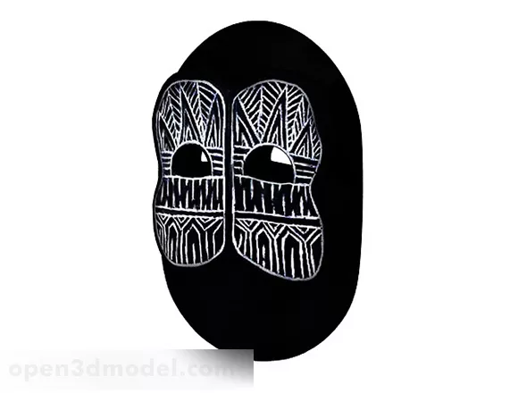 Comic Hero Iron Man Mask 3d model