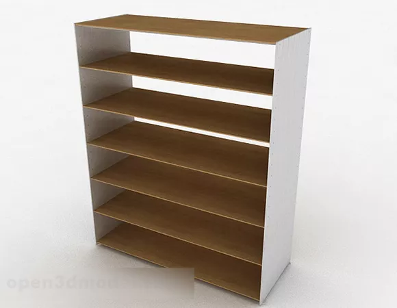 Simple Brown Wall Cabinet Design 3d model Simple Brown Wall Cabinet Design 3d model