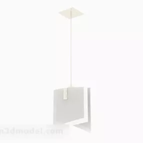 Simple Hanging Square Chandelier 3d model