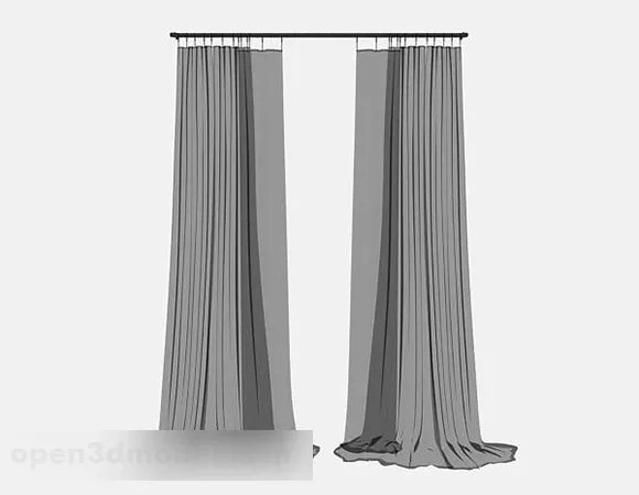 Simple Curtain 3d model Simple Curtain 3d model