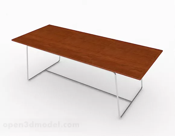 Simple Desk Design 3d model Simple Desk Design 3d model
