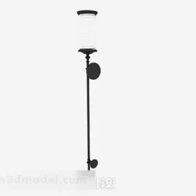 Simple Metal Floor Lamp 3d model