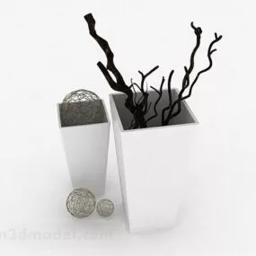 Simple Furnishings Design 3d model