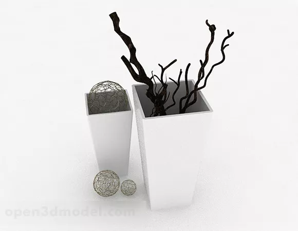 Simple Furnishings Design 3d model Simple Furnishings Design 3d model