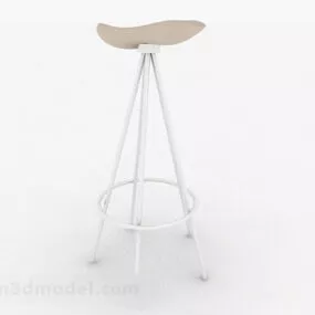 Simple High Stool 3d model
