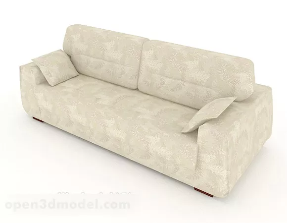 Simple Home Gray Love Sofa 3d model Simple Home Gray Love Sofa 3d model