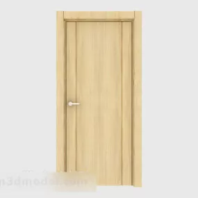 Simple Home Practical Room Door 3d model