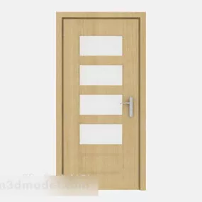 Simple Home Room Door 3d model